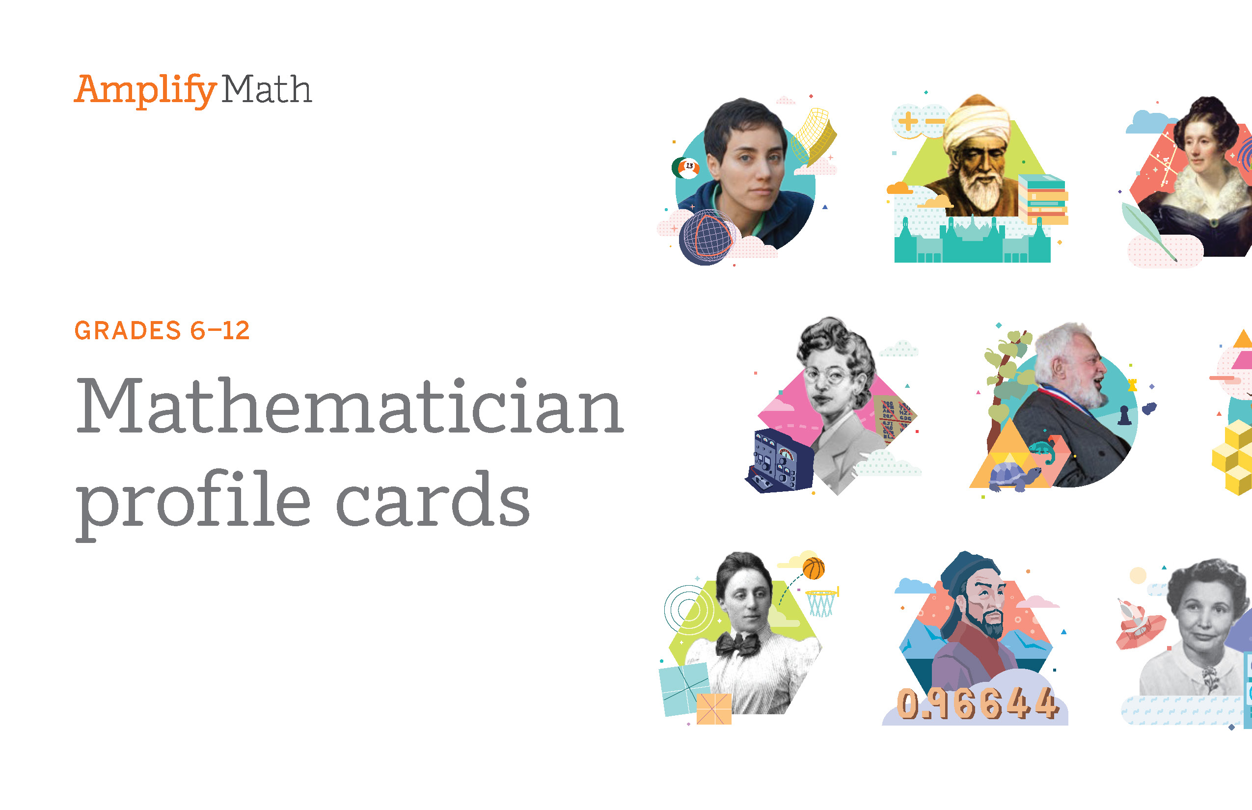 Amplify Math Mathematician Profile Cards SABES